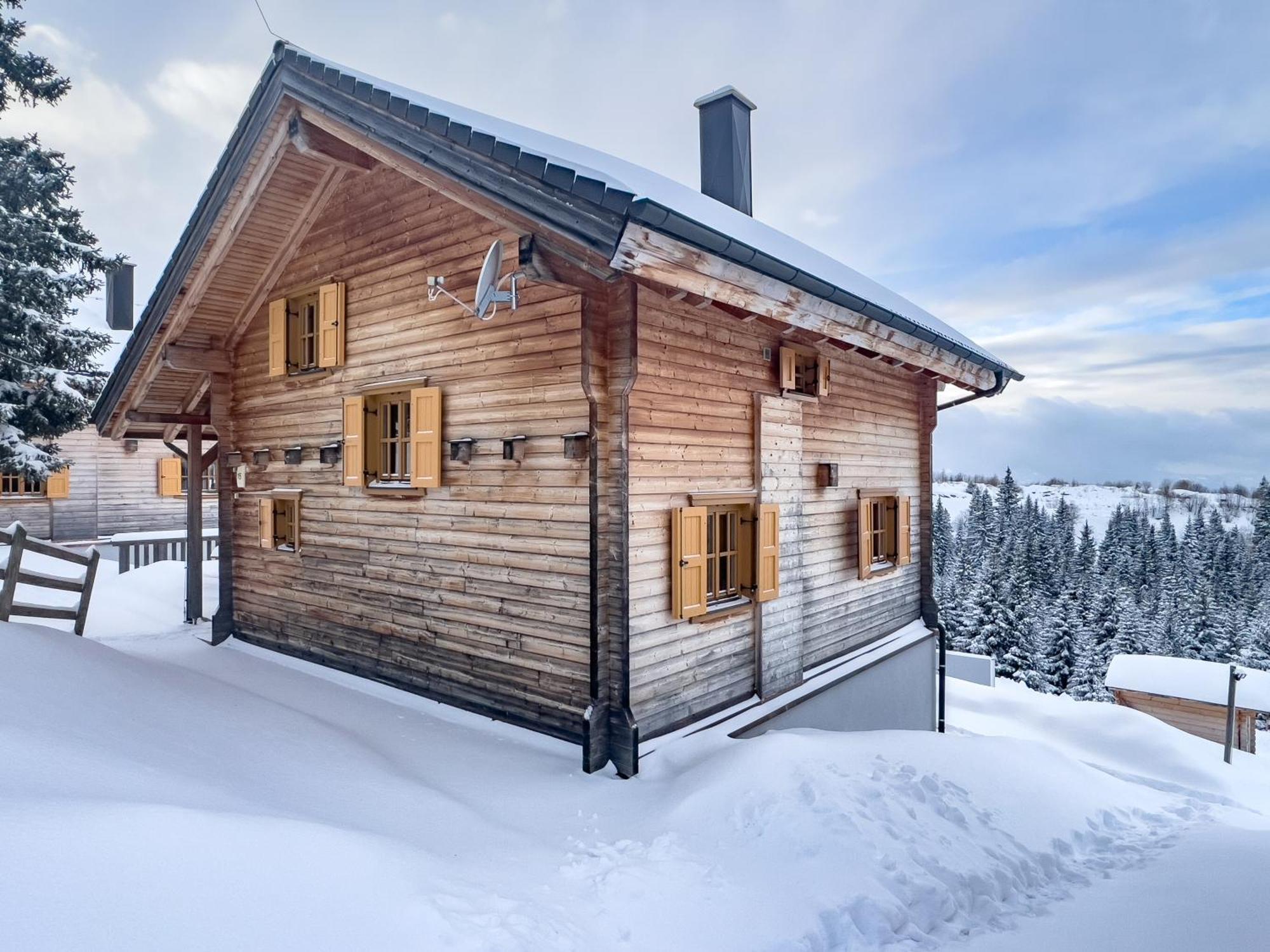 1A Chalet Koralpenzauber -Ski Fahren, Sauna Und Traumblick Villa Wolfsberg Buitenkant foto