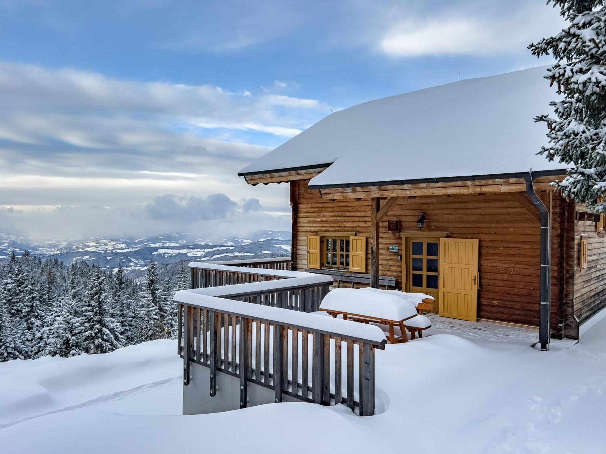 1A Chalet Koralpenzauber -Ski Fahren, Sauna Und Traumblick Villa Wolfsberg Buitenkant foto