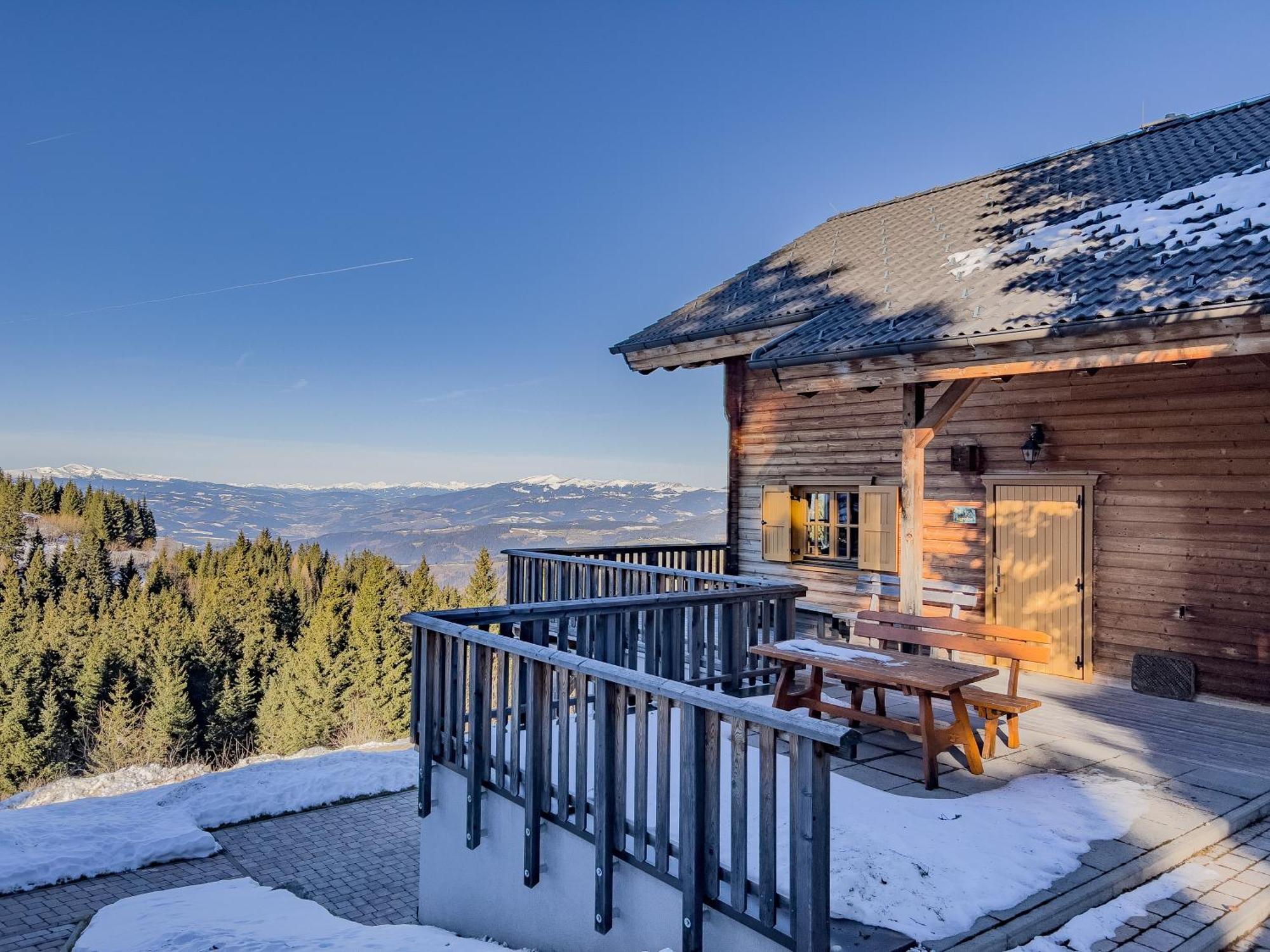 1A Chalet Koralpenzauber -Ski Fahren, Sauna Und Traumblick Villa Wolfsberg Buitenkant foto