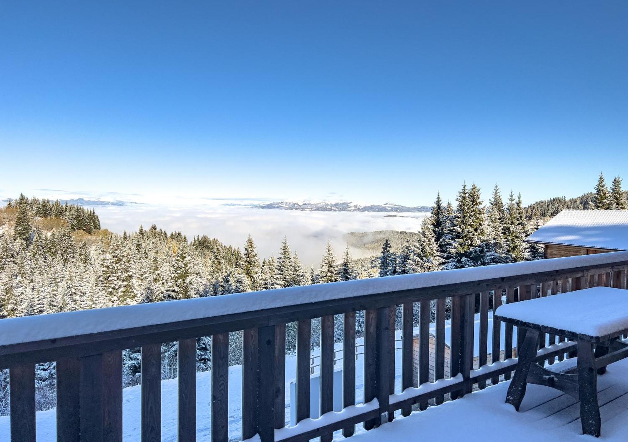 1A Chalet Koralpenzauber -Ski Fahren, Sauna Und Traumblick Villa Wolfsberg Buitenkant foto