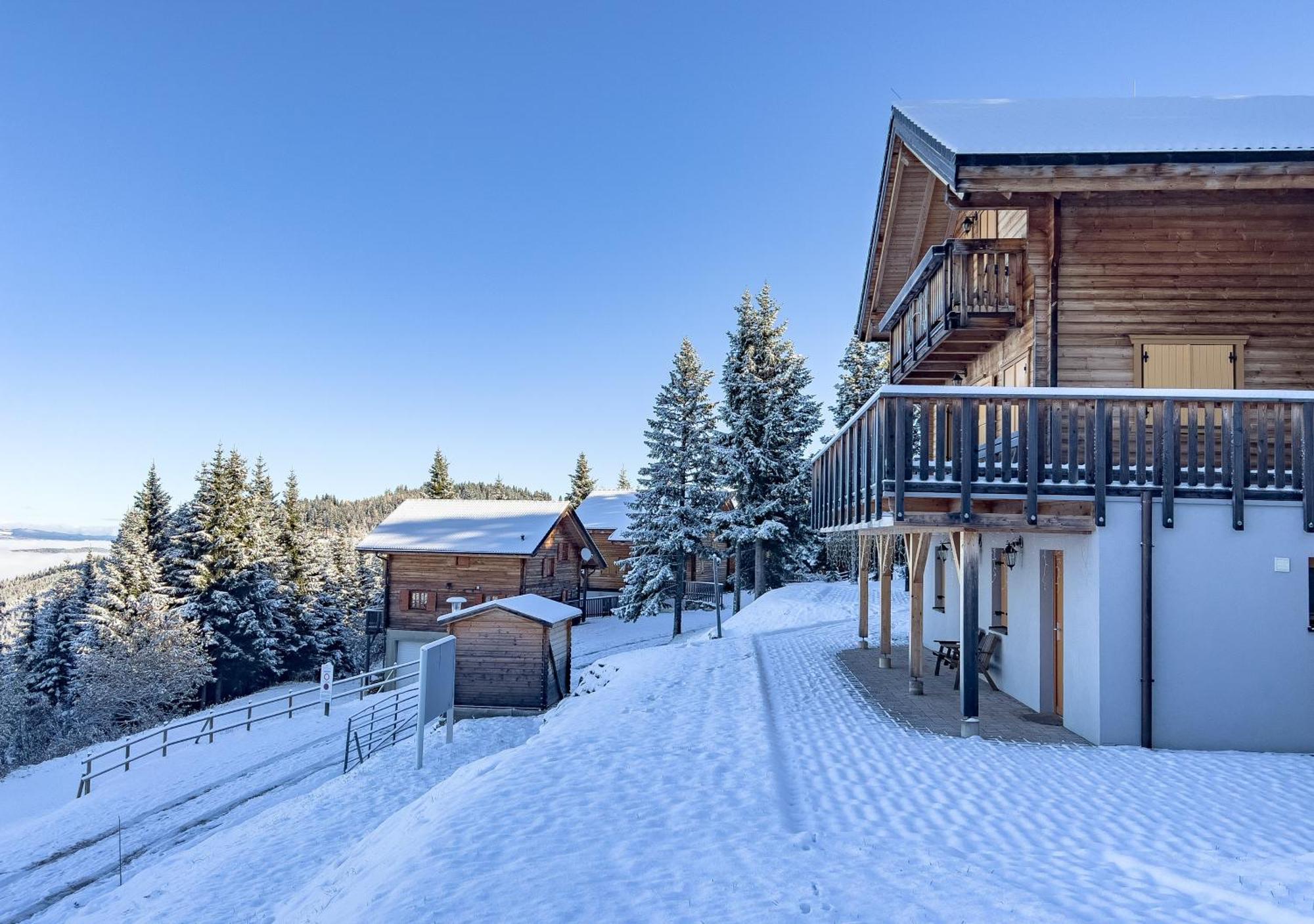 1A Chalet Koralpenzauber -Ski Fahren, Sauna Und Traumblick Villa Wolfsberg Buitenkant foto