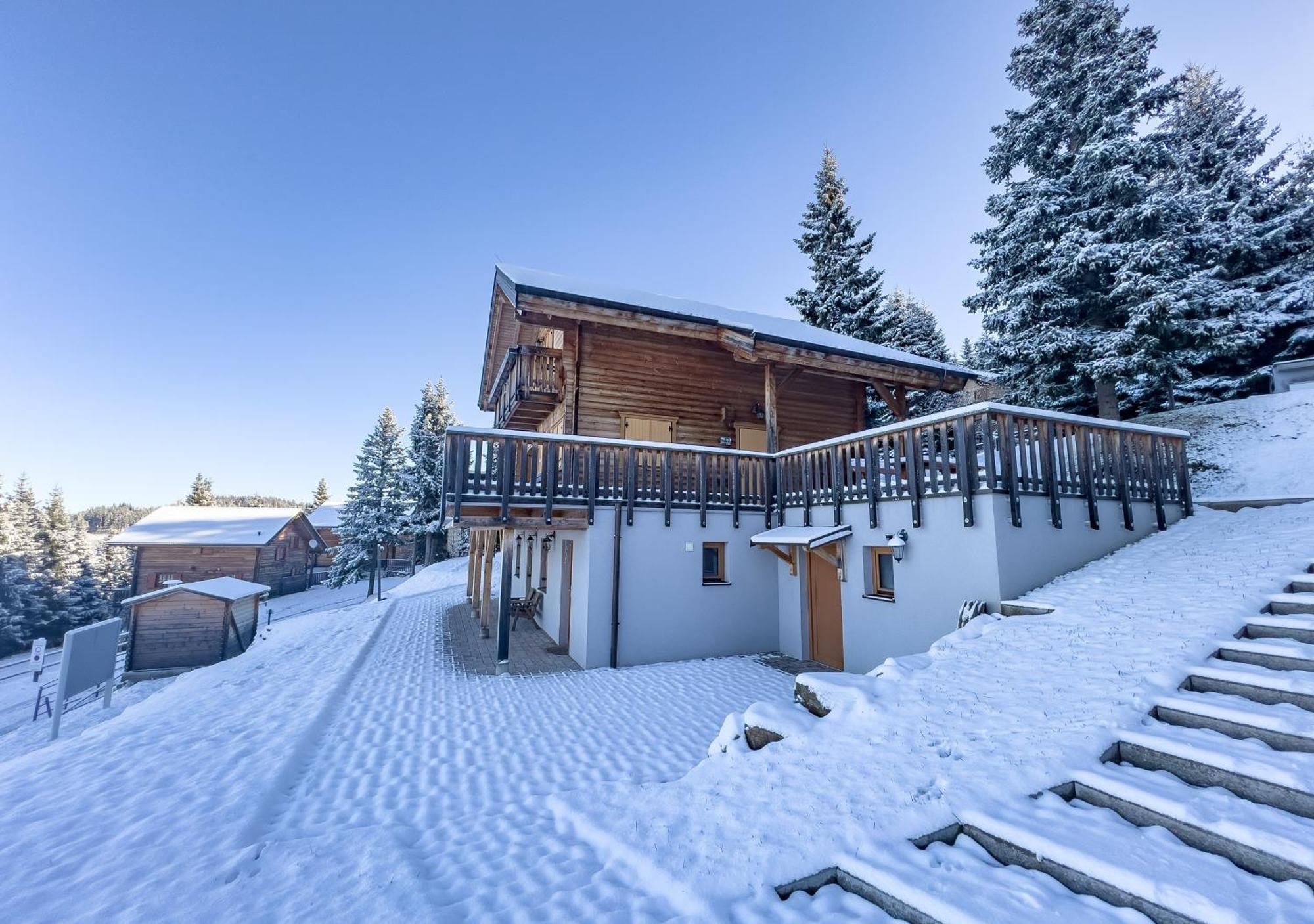 1A Chalet Koralpenzauber -Ski Fahren, Sauna Und Traumblick Villa Wolfsberg Buitenkant foto