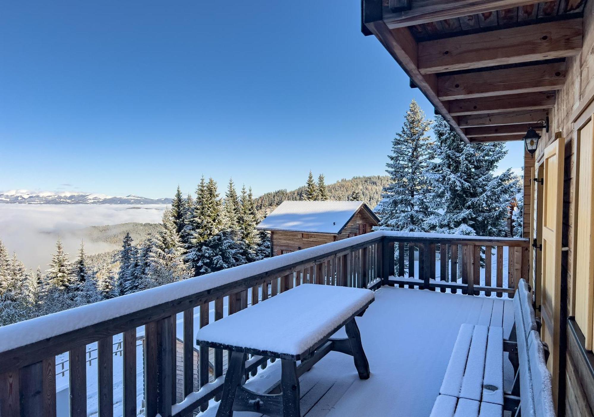 1A Chalet Koralpenzauber -Ski Fahren, Sauna Und Traumblick Villa Wolfsberg Buitenkant foto