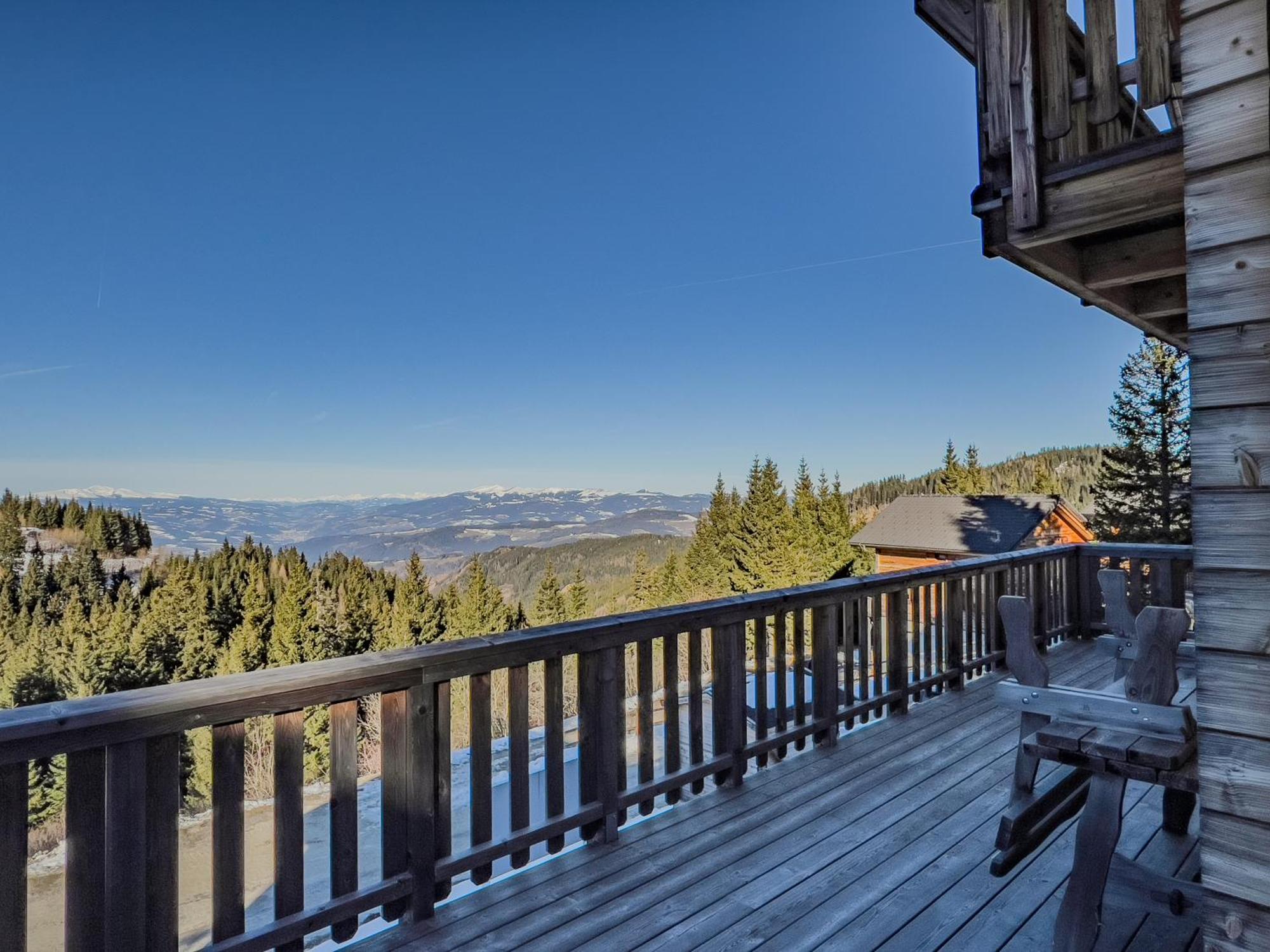 1A Chalet Koralpenzauber -Ski Fahren, Sauna Und Traumblick Villa Wolfsberg Buitenkant foto