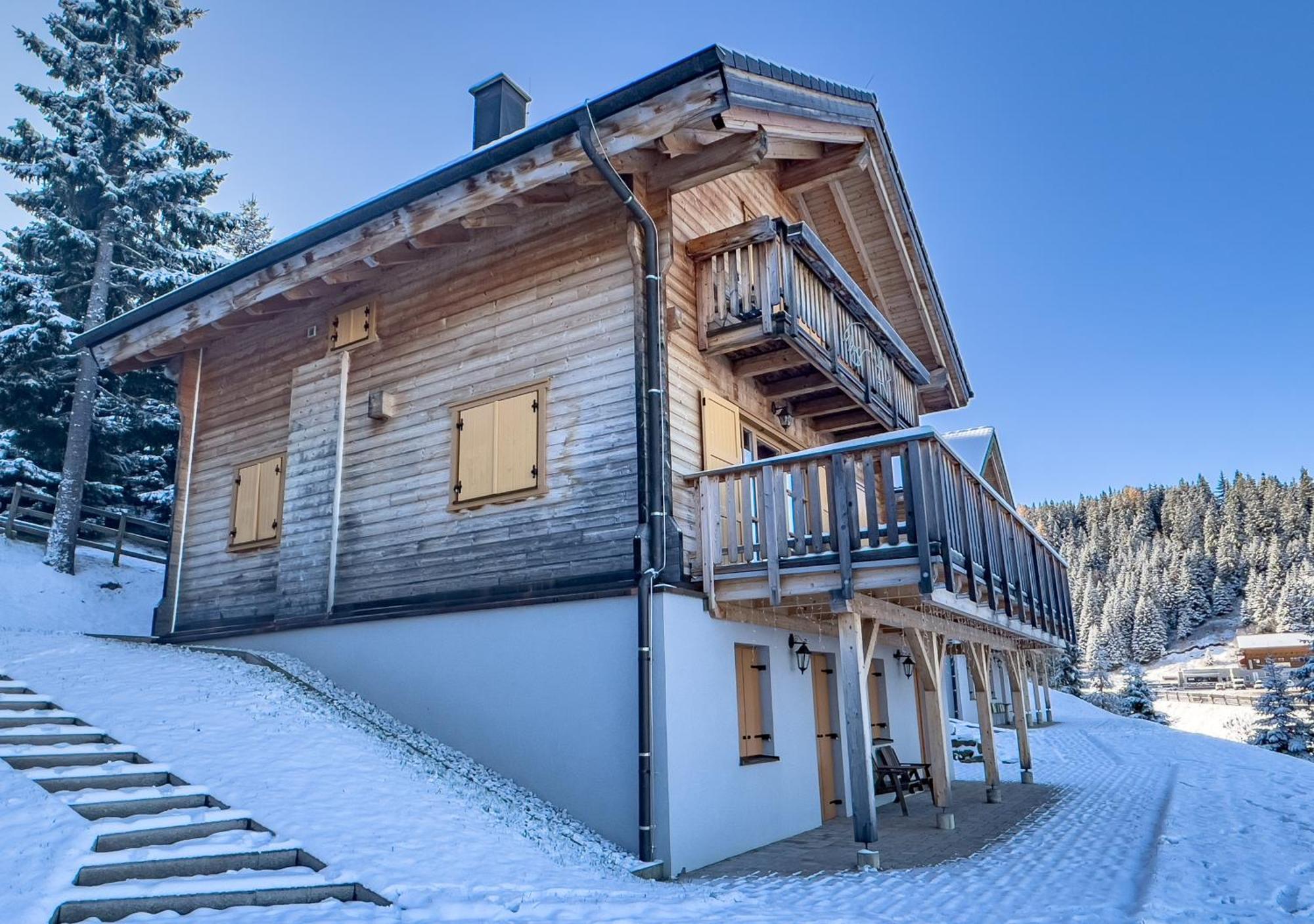 1A Chalet Koralpenzauber -Ski Fahren, Sauna Und Traumblick Villa Wolfsberg Buitenkant foto